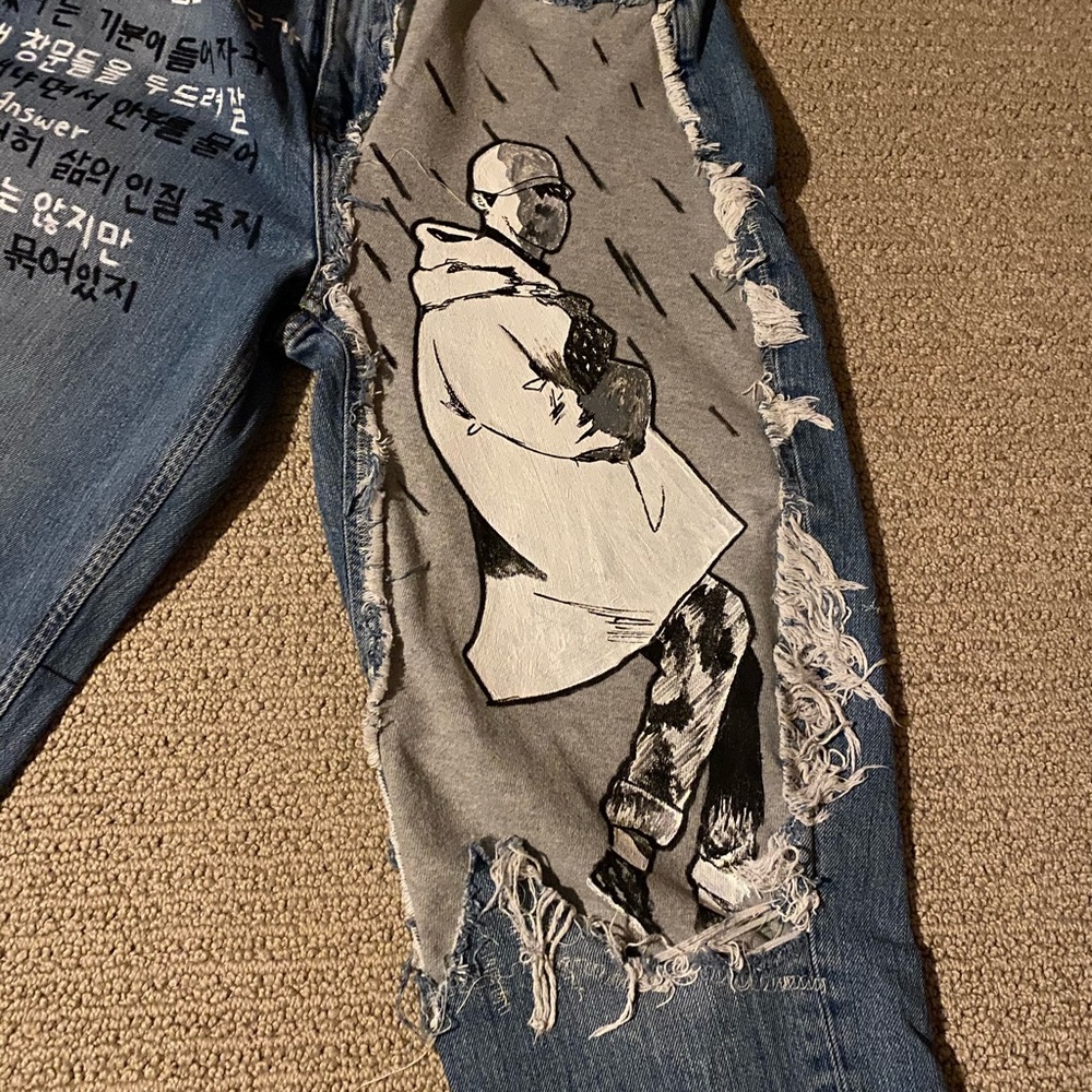 Custom BTS jeans